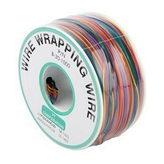 30AWG Brass Wire Wire Wrap Cable 250m for Circuit Board Soldering & Repair