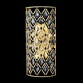 thumbnail image 2 of Varaluz Windsor 2-Lt Crystal Sconce - French Gold/Matte Black, 2 of 7