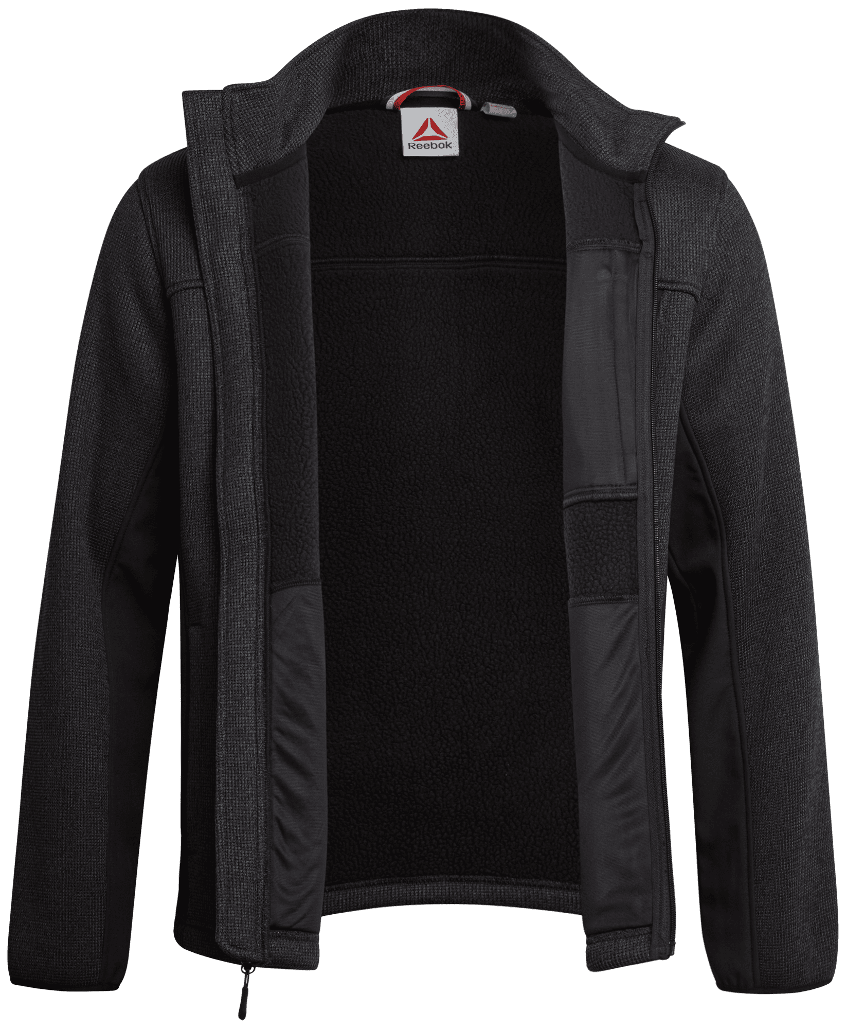 Reebok Men's and Big Men's Textured Fleece Jacket, Sizes S-3XL