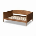 thumbnail image 4 of Baxton Studio Veles Mid-Century Modern Ash Walnut Finished Wood Full Size Daybed, 4 of 6