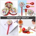 thumbnail image 4 of 5pcs Baby Early Education Toys Spin Drums Baby Shaker Toys (Color surtido), 4 of 5