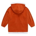 thumbnail image 6 of WhouRiu Boys Girls Solid Color Fuzzy Hoodie Kids Unisex Long Sleeve Hooded Pullover With Pockets Autumn Winter Cozy Warm Soft Sweatshirts,12-13 Years, 6 of 9