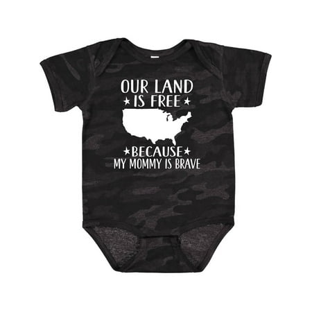 

Inktastic Military Mommy for Son Daughter Boys or Girls Baby Bodysuit