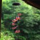 thumbnail image 5 of Cadena de luz solar que cambia de color, lámpara de carillón de viento, LED, luz colgante decorativa para exteriores, animal, rojo rosa Sweethay HA005375-03B, 5 of 6