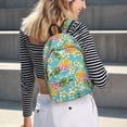 thumbnail image 5 of Balery Cute Pineapples Mochila Clásica Impresa Básica para Viaje, Mochila Escolar Resistente al Agua, Mochila de Lona con Correas Ajustables-Small, 5 of 5
