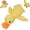 Large, variant on Calming Duck Dog Toy, Mellow Dog Calming Duck, Interactive Toy with Quack Sound, Soft Squeaky Yellow Stuffed Duck, Indestructible Toys for Large Small Dogs,S