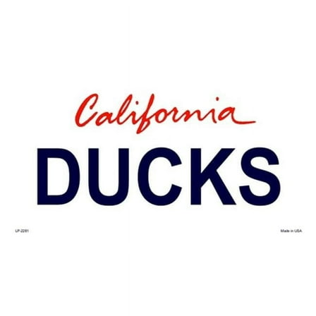 LP-2281 California State Background License Plates- Ducks