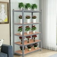 thumbnail image 3 of Gymax 72'' Heavy Duty Steel 5 Level Garage Shelf Metal Storage Adjustable Shelves Unit, 3 of 10