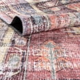thumbnail image 2 of Rugs.com Maahru Collection Washable Rug – 5' x 8' Oval Pink Low-Pile Rug Perfect For Living Rooms, Large Dining Rooms, Open Floorplans, 2 of 8