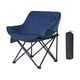 thumbnail image 4 of Asiento de mochilero de silla de campamento portátil para acampar actividades al aire libre Azul profundo, 4 of 8