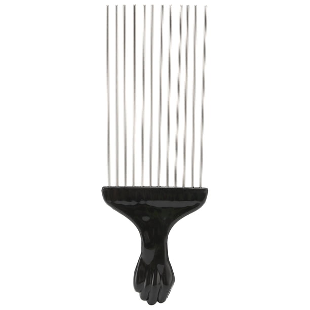 Peine de pelo de metal, peine de pelo profesional de metal, peine de pelo rizado, construido para precisión