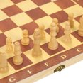 thumbnail image 3 of Yeacher Wooden Chess Set International Chess Entertainment Game Chess Set with Folding Board, 3 of 7
