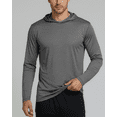 thumbnail image 3 of Real Essentials 3 Pack: Men's Dry Fit Wicking Long Sleeve Fishing Active Hoodie Pullover Sweatshirt (Big & Tall), 3 of 6
