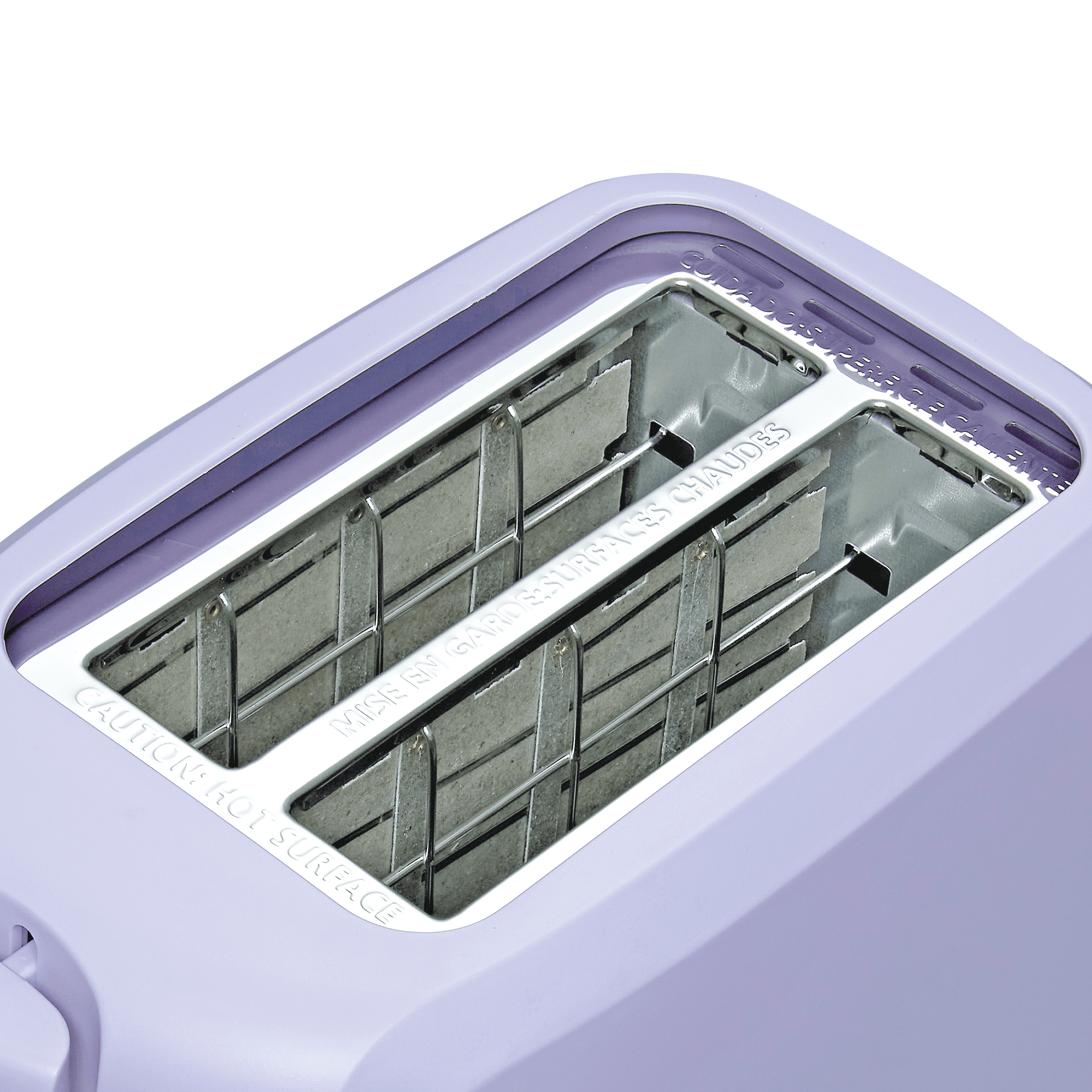 Mainstays 2-Slice Toaster with 6 Shade Settings and Removable Crumb Tray, Iris Whisper