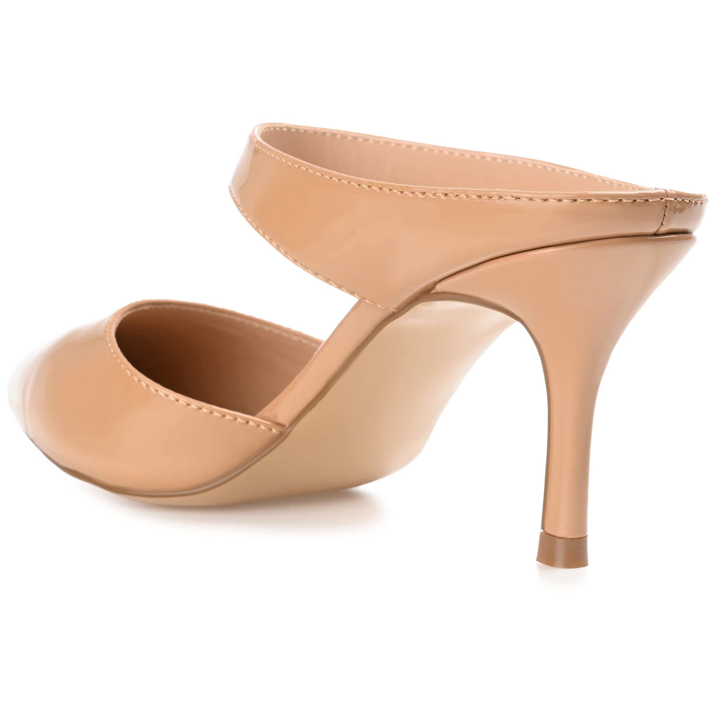 Journee Womens Maevali Mules Mid Stiletto Pointed Toe Pumps