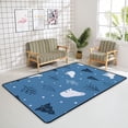 thumbnail image 4 of FREEAM Soft Foam Nursery Area Rugs Polar Bears in Snowy Forest Play Mats for Kids Boys Girls Playing Room Living Room63x48 inch, 4 of 6