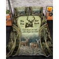 thumbnail image 1 of He Keeps Me Safe She Keeps Me Wild Hunting Edredón Juego de Cama 3D Personalizado -, 1 of 5