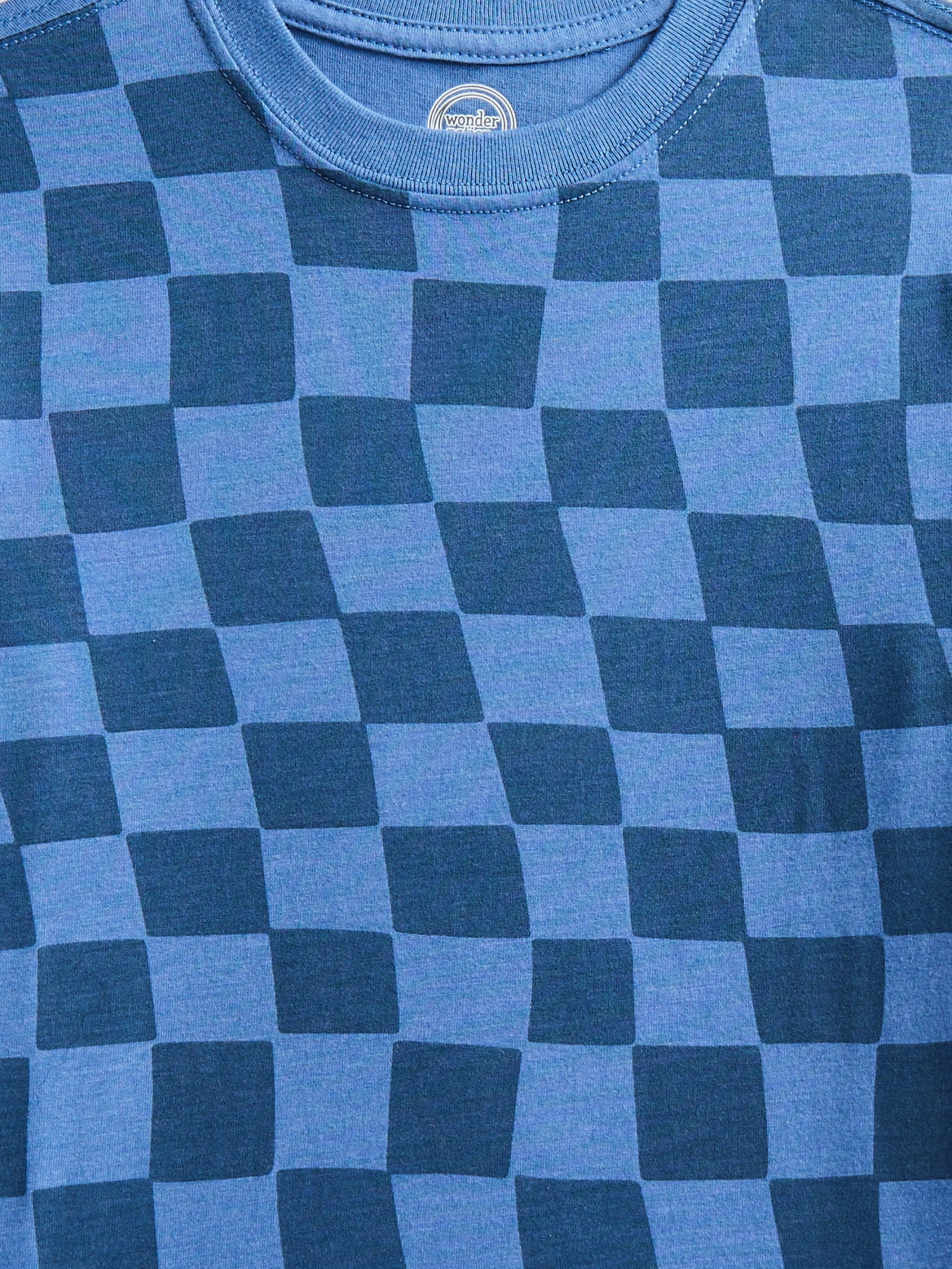 Wonder Nation Boys Print Tee with Short Sleeves, Sizes 4-18 & Husky