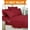 Burgundy, variant on Elegant Comfort 1500 Series 4-Piece Smart Sheet Set with Side Storage Pockets, Full, Aqua
