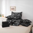 thumbnail image 6 of Manfei Teens Bohemian Damask Twin Bedding Sets 7-Piece,Traditional Floral Flower Bedding Comforter Set Microfiber,Exotic Style Breathable Sheet Sets,Breathable Home Decor,Reversible, 6 of 8