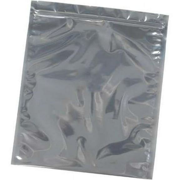 Box Partners STC625 6 x 8 in. 3 Mil Unprinted Reclosable Static Shielding Bags Case, Pack of 100