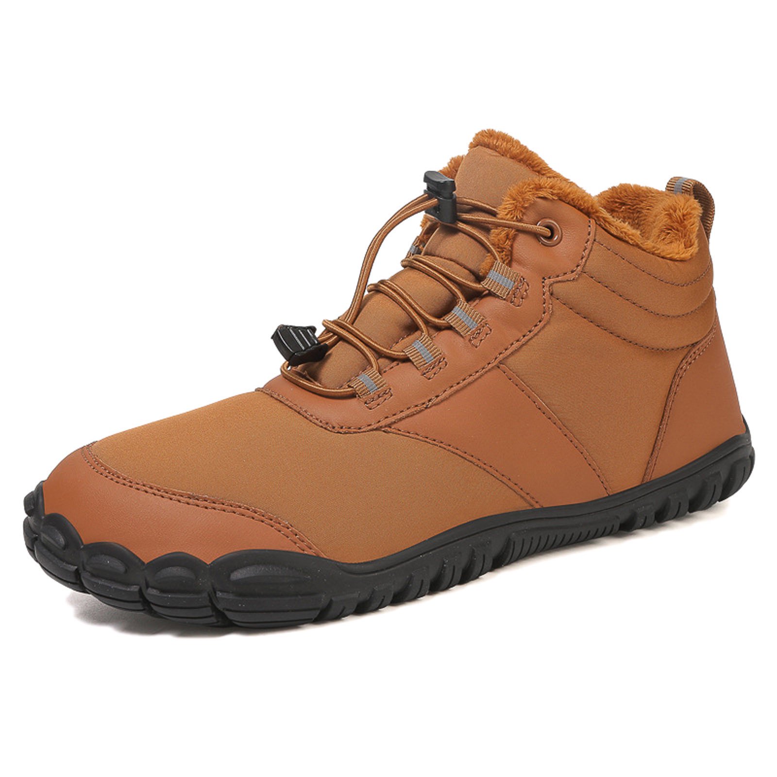 Brown men’s Open-Toe Ankle Boots Offaly Mens Ankle Boot - Walnut main image 3