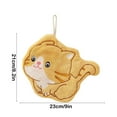 thumbnail image 4 of Xihbxyly Toalla de Mano Colgante, Diseño de Gato, Tela Suave y Duradera, Accesorio para Cocina y Baño Que Ahorra Espacio, Ideal para El Hogar y El Uso Diario., 4 of 7