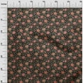 thumbnail image 3 of oneOone Cotton Jersey Black Fabric Asian Suzani Fabric For Sewing Printed Craft Fabric By The Yard 58 Inch Wide, 3 of 5