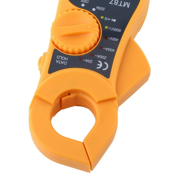Voltmeter, LCD Clamp Multimeter,MT87 AC 20A 400A Digital Volt Tester AC DC 450V 6000V Voltage Detector Ammeter Ohmmeter, Electriccircuittestingdevice