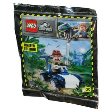 LEGO Jurassic World Sinjin Prescott Bagged MiniFigure with Buggy 122116