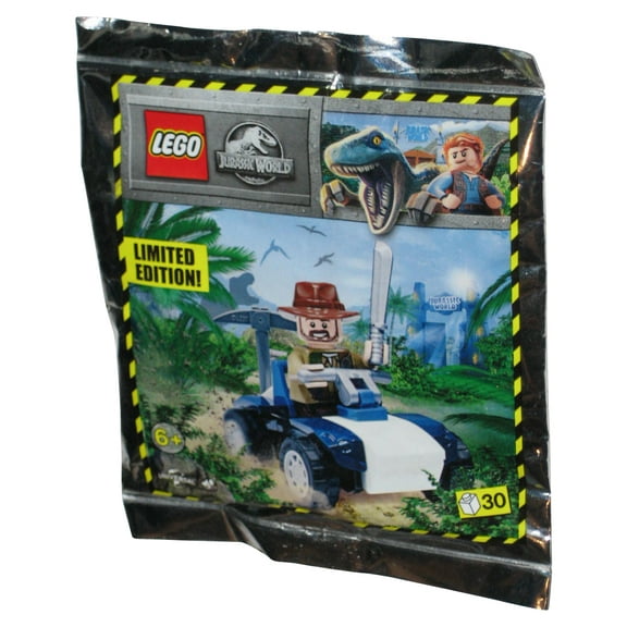 LEGO Jurassic World Sinjin Prescott Bagged MiniFigure with Buggy 122116