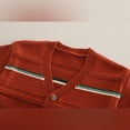 thumbnail image 4 of Toddler Boys Knit Cardigan and Denim Pants Set Long Sleeve Button Down Sweater Top and Elastic Waist Trousers Outfit, 4 of 8