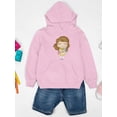 thumbnail image 3 of Girl With A Pet Bird Hoodie Juniors -Image by Shutterstock,  Large, 3 of 4