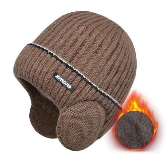 GZWYHT Beanies,Beanie Hats Women's Foldable Handmade Ear Protection Warm Wool Cap Cotton Slouchy Hat Knitted Hat Windproof Cold Sweat Hat Winter Hats,Hats for Women A