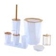 thumbnail image 2 of Juego de accesorios de baño, juego esencial de baño, vaso para cepillo de dientes, juegos de accesorios de baño para el hogar, dormitorio, encimera, un, 2 of 8