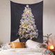 thumbnail image 3 of Fiudx Ofertas de la semana Tapiz de árbol de Navidad, árbol verde, decoración decorativa para colgar en la pared, decoración del hogar, 3 of 7