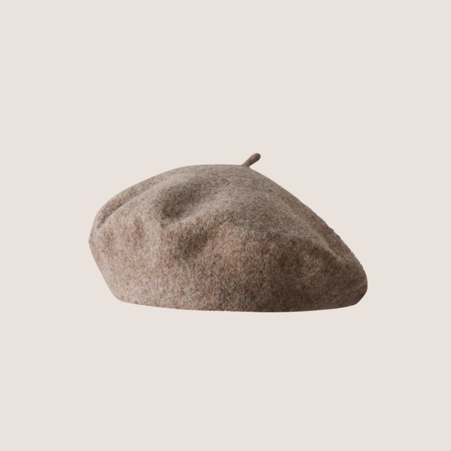 LinYooLi Hot Selling Autumn And Winter Wool Beret For Girls, Artistic And Retro, Versatile Korean Version Painter Hat, English Solid Color Felt Hat