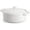 Bright White, variant on FUN ELEMENTS Casserole Dish, 2 Quart Lace Emboss Dish with Lid, Oven to Table Ceramic Round Serving Handles for Dinner and Party, Thanksgiving Christmas Gifts(Bright White)
