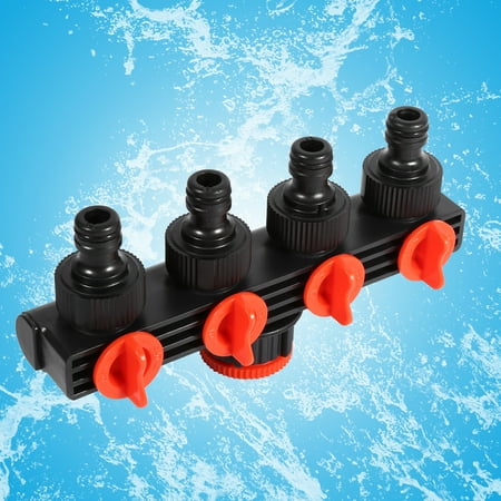 Plastic Drip - Hose Pipe Splitter Plastic Drip Irrigation Watering Agricultural 4 Way Tap Connectors Garden, tap quick connector,4 way tap connectors