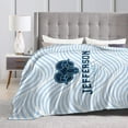 thumbnail image 4 of Thomas Jefferson University Logo Fleece Blanket, Very Soft Microfiber Flannel Blanket for Couch Warm and Cozy for All Seasons, 4 of 6