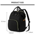 thumbnail image 5 of Diaper Bag Backpack,Caveen Multifunctional Mommy Nappy Bags with Insulated Pockets, Waterproof, Large Capacity, Black, 5 of 9