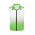 thumbnail image 2 of Womens Sports Zip-Up Vest Mens Athletic Hiking Lightweight Sleeveless Jackets Running Travel Adult Coats Green, 4XL, 2 of 5