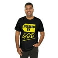 thumbnail image 5 of DJH Apparel | Blessed By God Christian Inspirational Unisex T-Shirt, 5 of 7