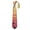 Tropical Palm Tree, variant on Men's Aesthetic Room Decor Necktie - Retro Style Satin Tie for Grooms & Prom