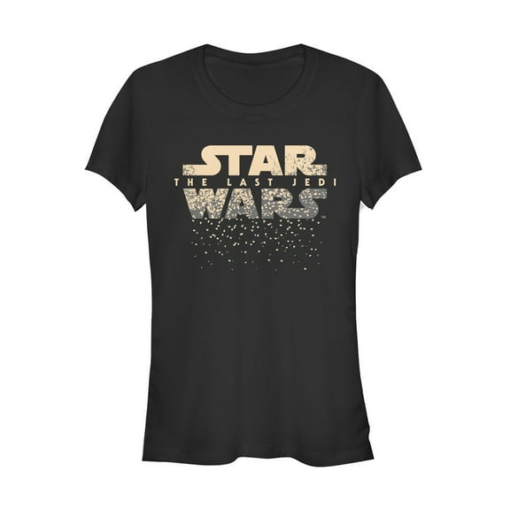Junior's Star Wars The Last Jedi Lights Graphic Tee Black X Large