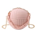 thumbnail image 1 of Bolso de baloncesto con cadena, Bolsas de mano de terciopelo a la moda, informales para adolescentes y niñas (rosa), 1 of 9