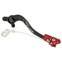 Tusk Aluminum Brake Pedal Red Tip