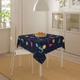 thumbnail image 4 of Wukai Space Dinosaur Waterproof Tablecloth for Kitchen Dining, Fits Square Tables for 2-4 Seats -60"x60", 4 of 7