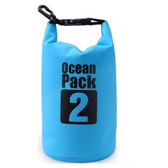 Sac de Rangement Natation Léger Sacs Anti-Humidité Paquet Sec Mobile Mouchoirs Traçage Kayak Extérieur Bleu