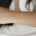 thumbnail image 2 of Cross Bracelet Women's Sterling Silver Fine Diamond Light Luxury Design Simple Niche, 2 of 2